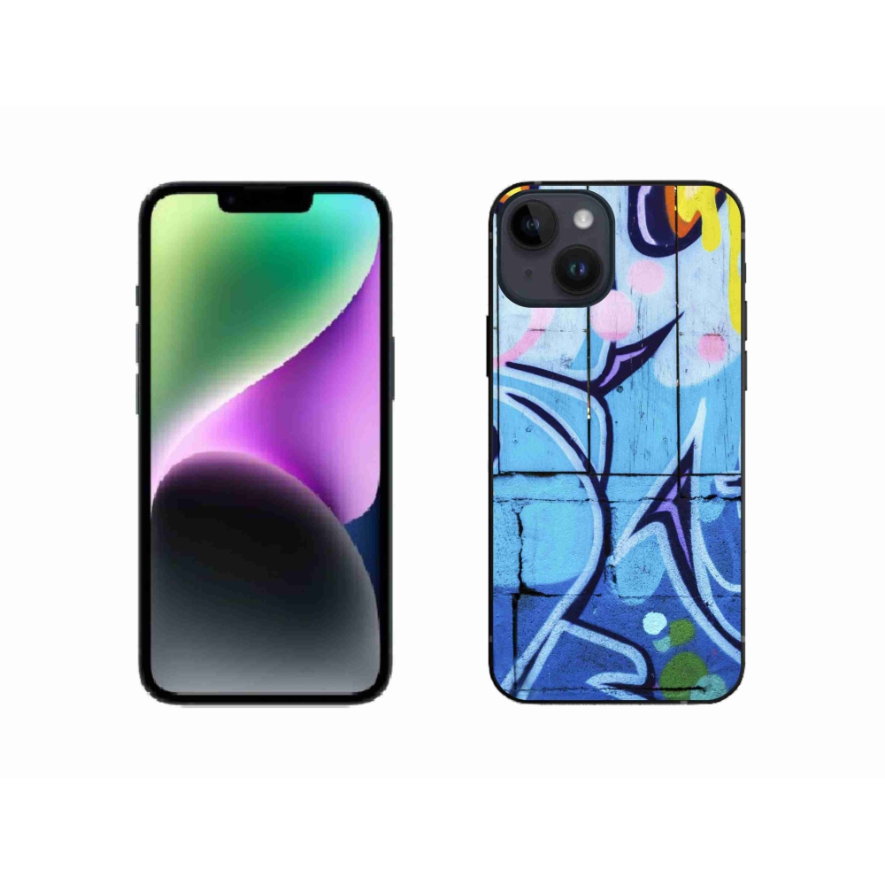 Zselés borítás mmCase iPhone 14 készülékhez - graffiti