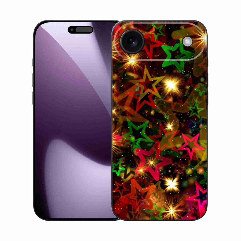 Gél borítás mmCase iPhone 17 Air készülékhez - színes csillagok