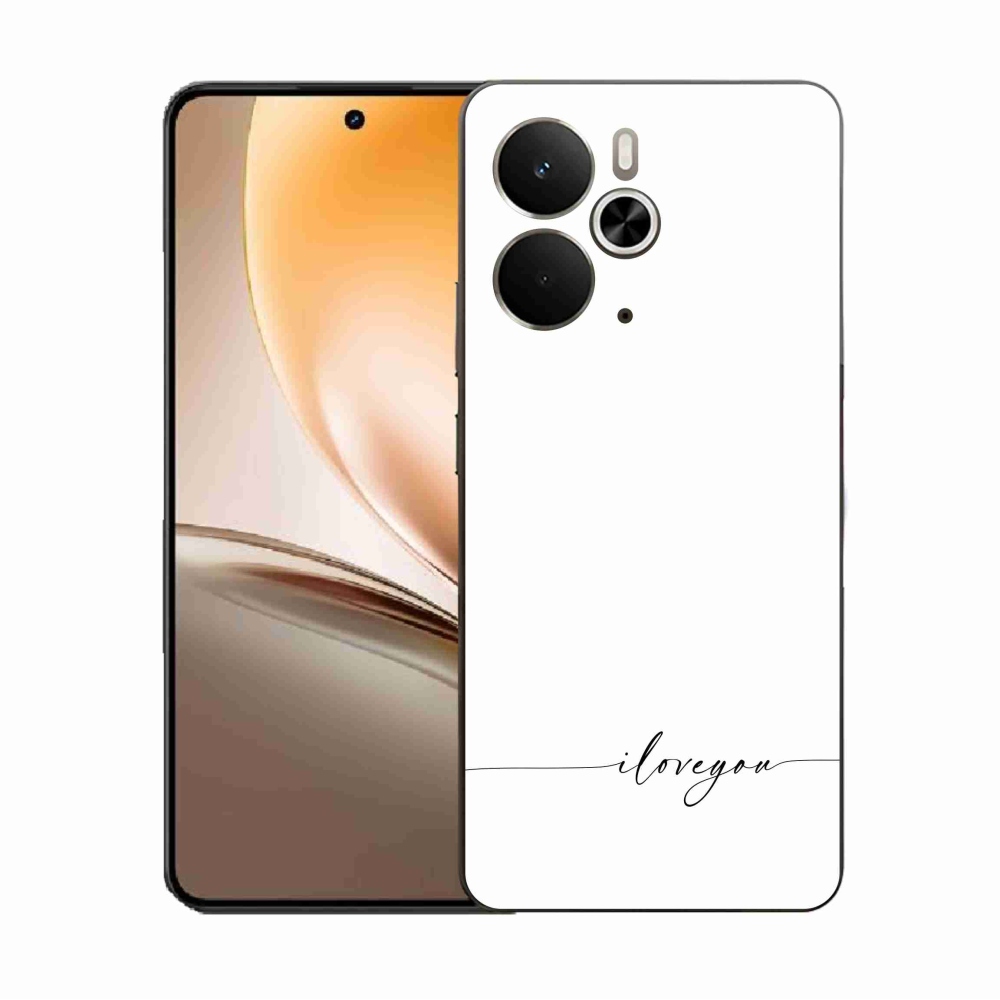 Gél borító mmCase a Realme 14 5G/14T 5G készülékhez - Szeretlek fehér háttérrel