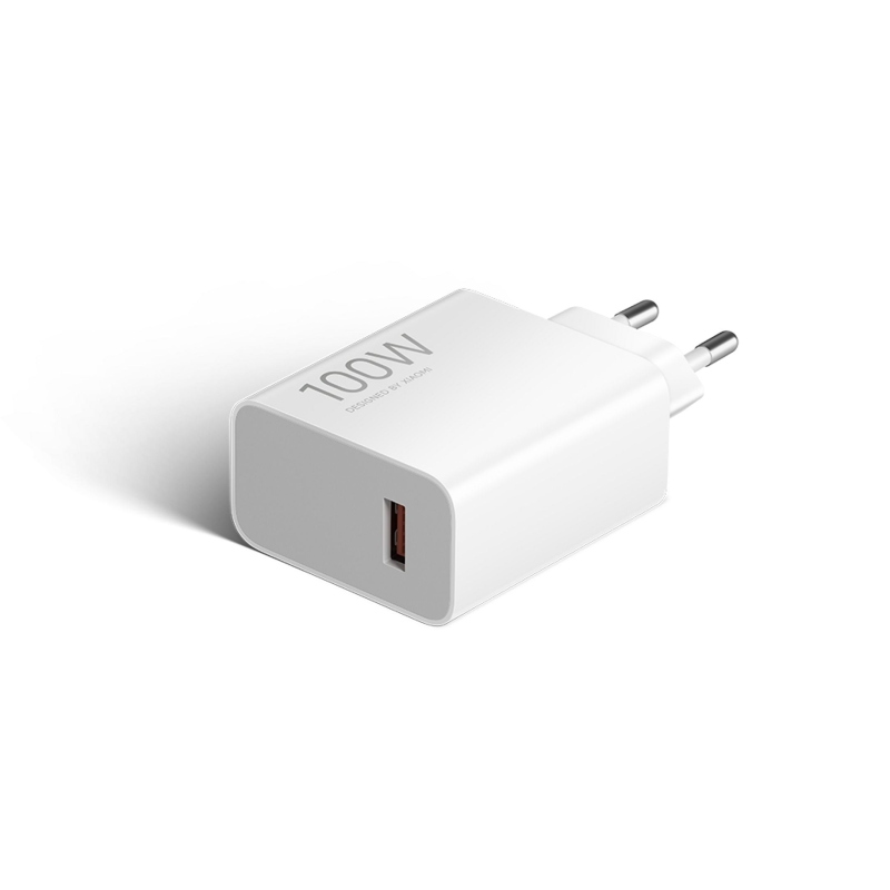 Xiaomi MDY-19-ER USB-A 100W-os utazási töltő + USB-C 6A adatkábel Fehér