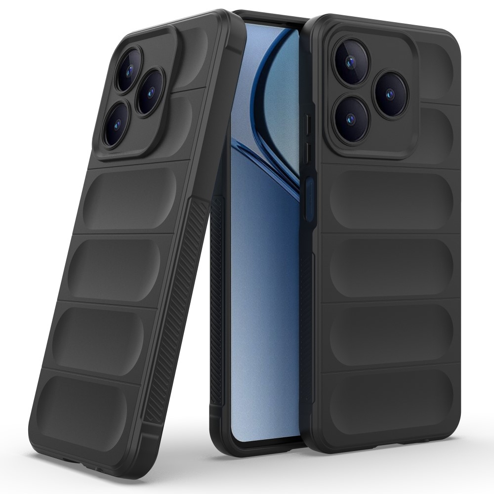 Rugg tartós zselés tok a Realme C63-hoz - fekete