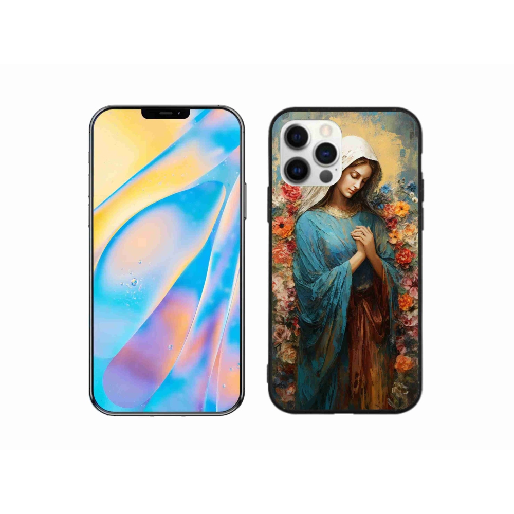 Gél borítás mmCase iPhone 12 készülékhez - szent nő