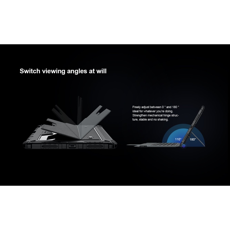 Nillkin Bumper Combo billentyűzetes tok iPad Air 4/5/10,9 (2020/11, 2024/2025/2026) és Pro 11 (2020/2021/2022) modellekhez, fekete