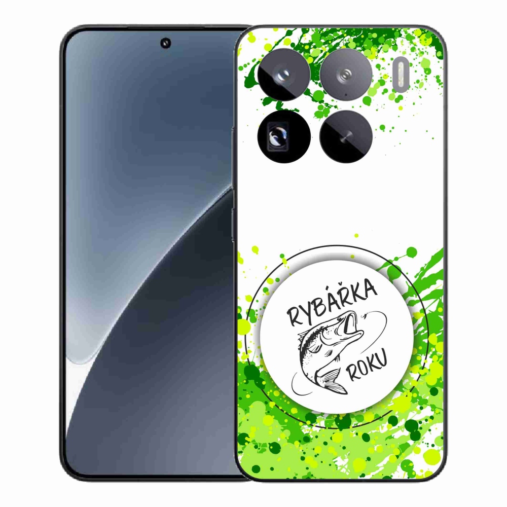 Gél borítás mmCase a Xiaomi 15 Pro számára - az év halászának fehér háttere