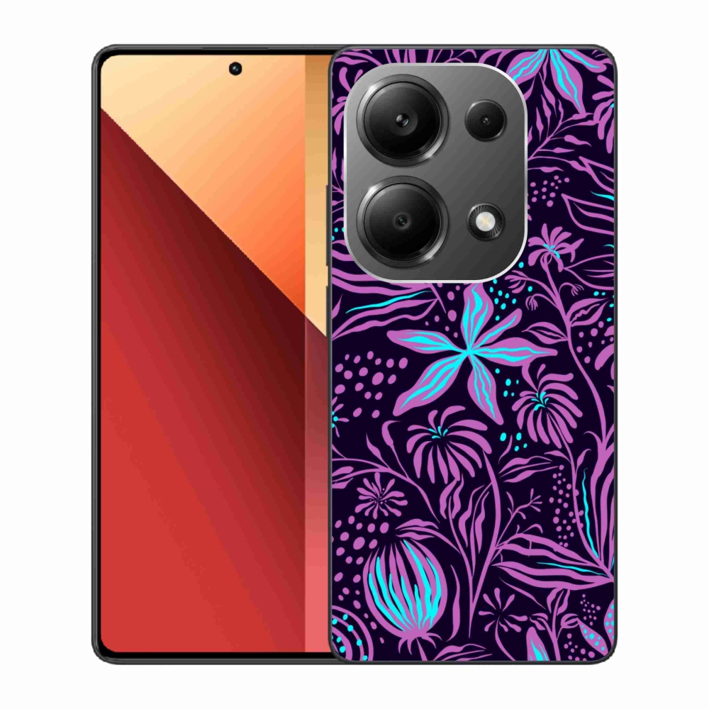 Gél borítás mmCase a Xiaomi Redmi Note 13 Pro 4G/Poco M6 Pro számára - virágok 2