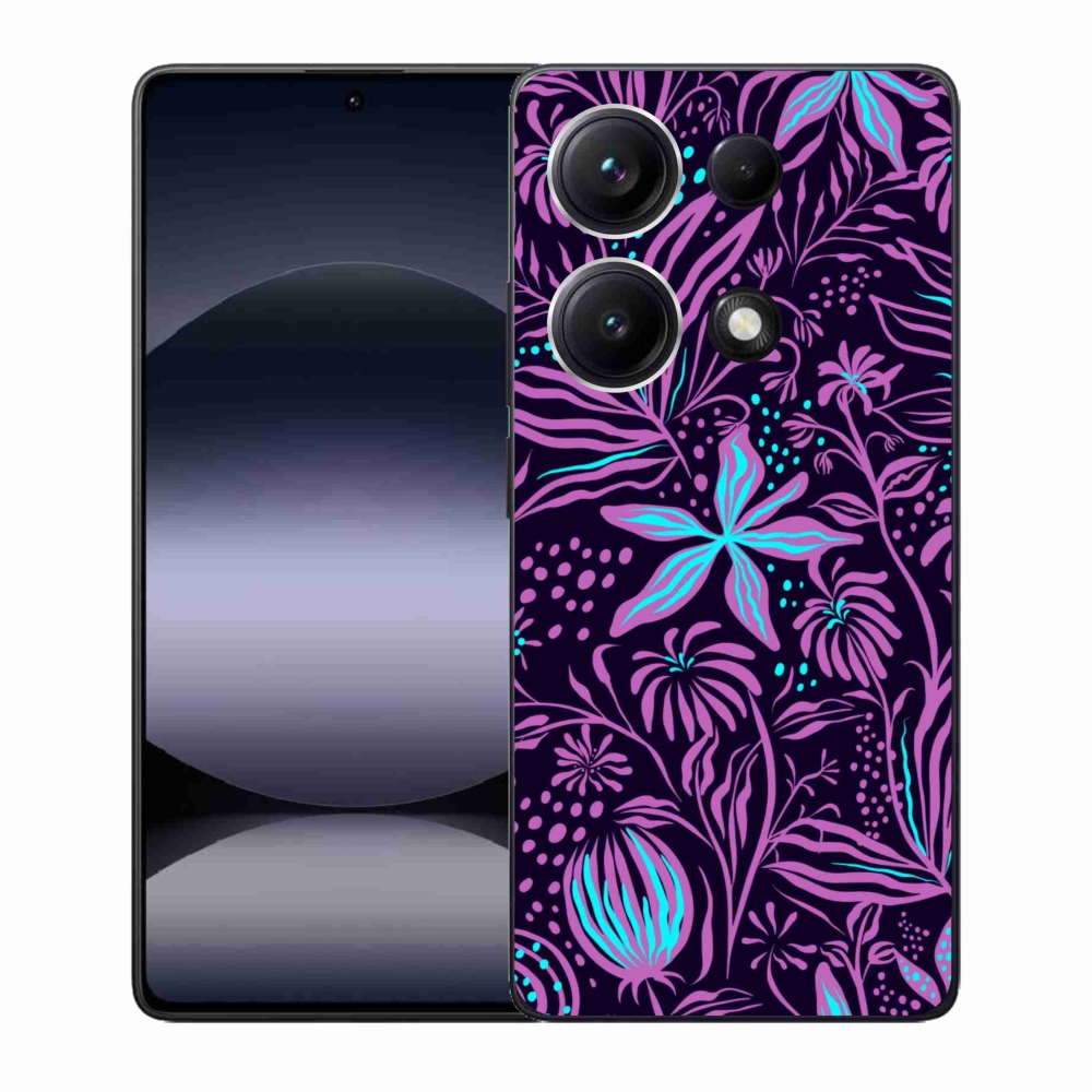 Gél borító mmCase a Xiaomi Redmi Note 14S-hez - virágok 2