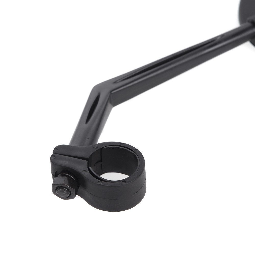 Univerzális domború, nagylátószögű tükör kerékpárokhoz és robogókhoz - fekete