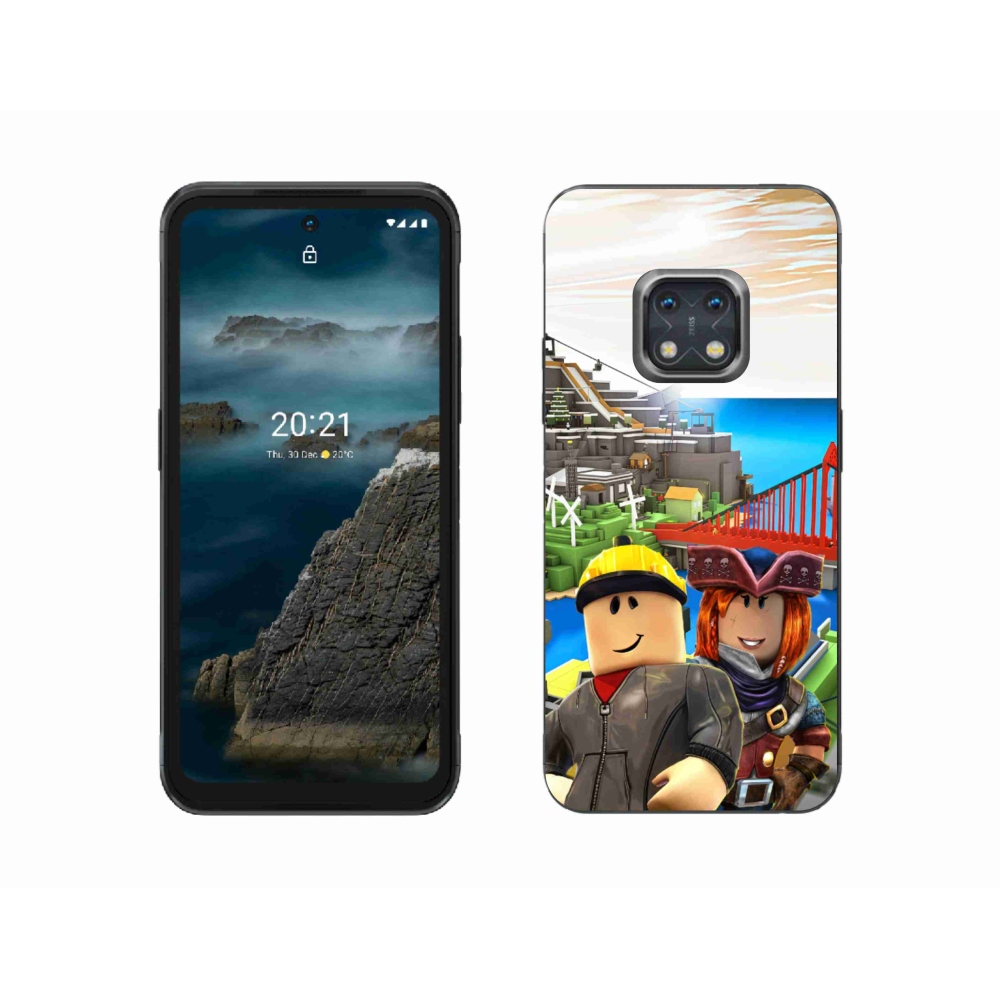 Zselés borítás mmCase a Nokia XR20 készülékhez - roblox 1