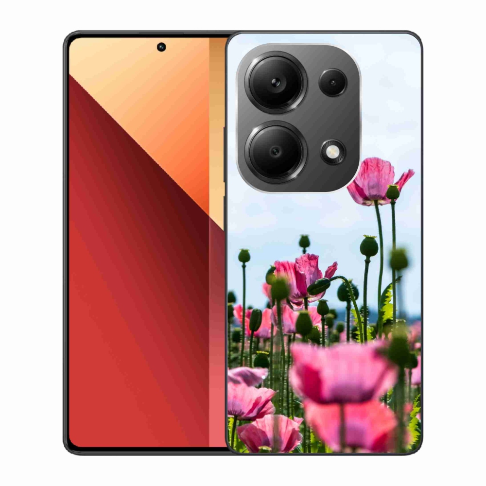 Gél borítás mmCase a Xiaomi Redmi Note 13 Pro 4G/Poco M6 Pro számára - mákos színű