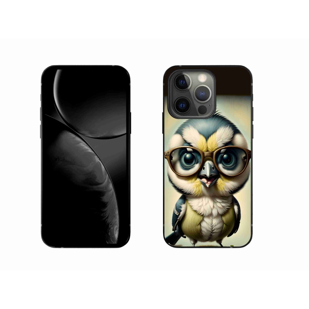 Zselés borítás mmCase iPhone 13 Pro készülékhez - kölyök szemüveggel