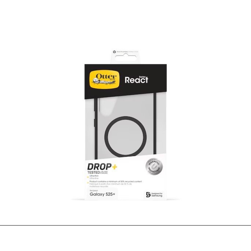 GP-FPS936OB Samsung by Otterbox React védőburkolat Galaxy S25+ Fekete Kristály