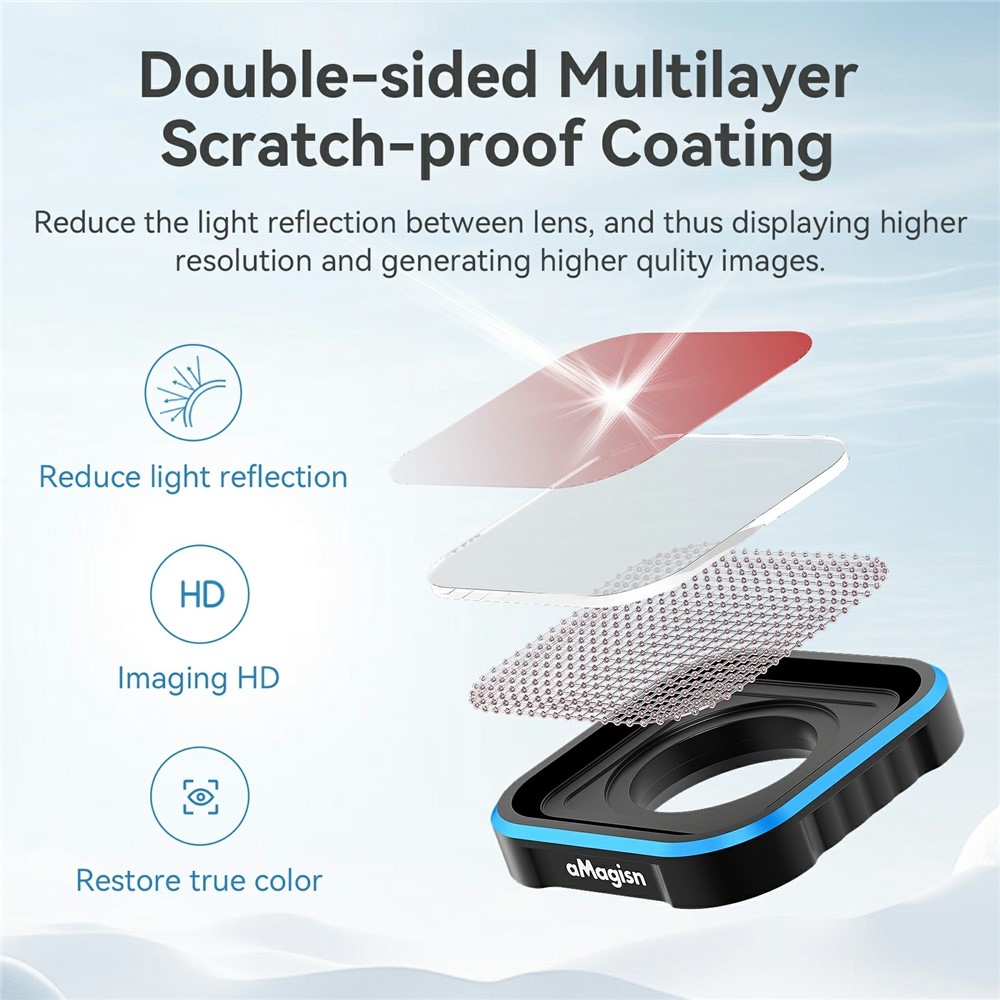 AMAGISN ND filtre sada 4 ks pre GoPro Hero 13/12/11/10/9