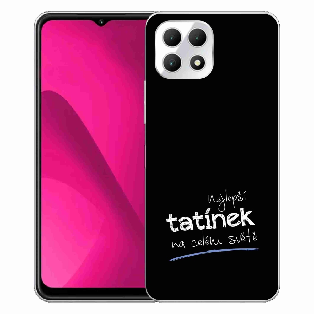 Gél borító mmCase a T-Mobile T Phone 2 - Best Daddy 4 fekete háttérrel