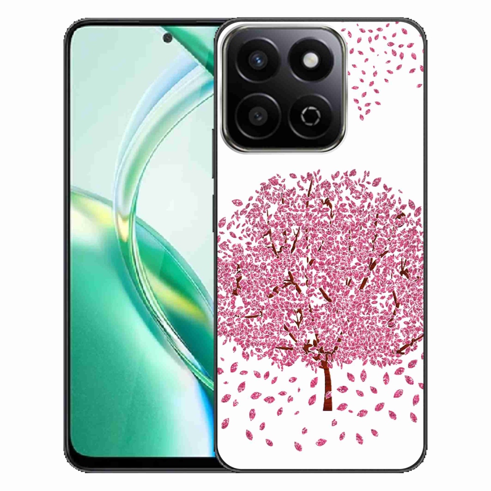 Zselés borító mmCase a Honor 200 Smart 5G készülékhez - rajzfilmfa levelekkel