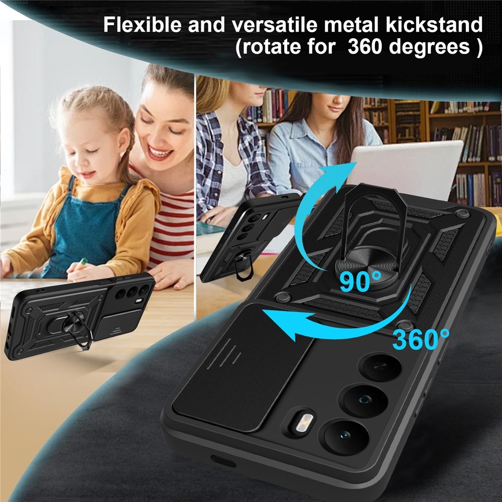 Csúszásálló borítás a Realme C71 készülékhez - fekete