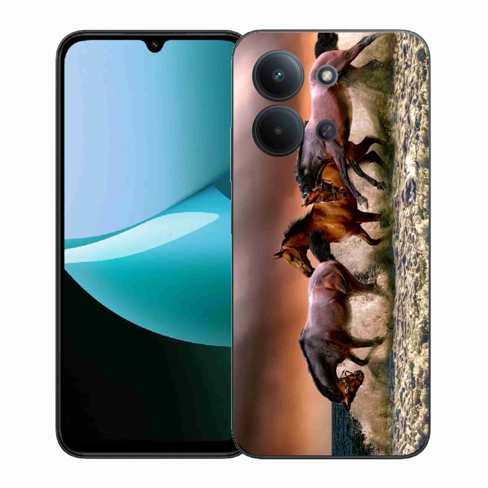 Zselés borítás mmCase a Xiaomi Redmi 15C 4G (171mm)/Poco C85 4G (171mm) - lovak 1