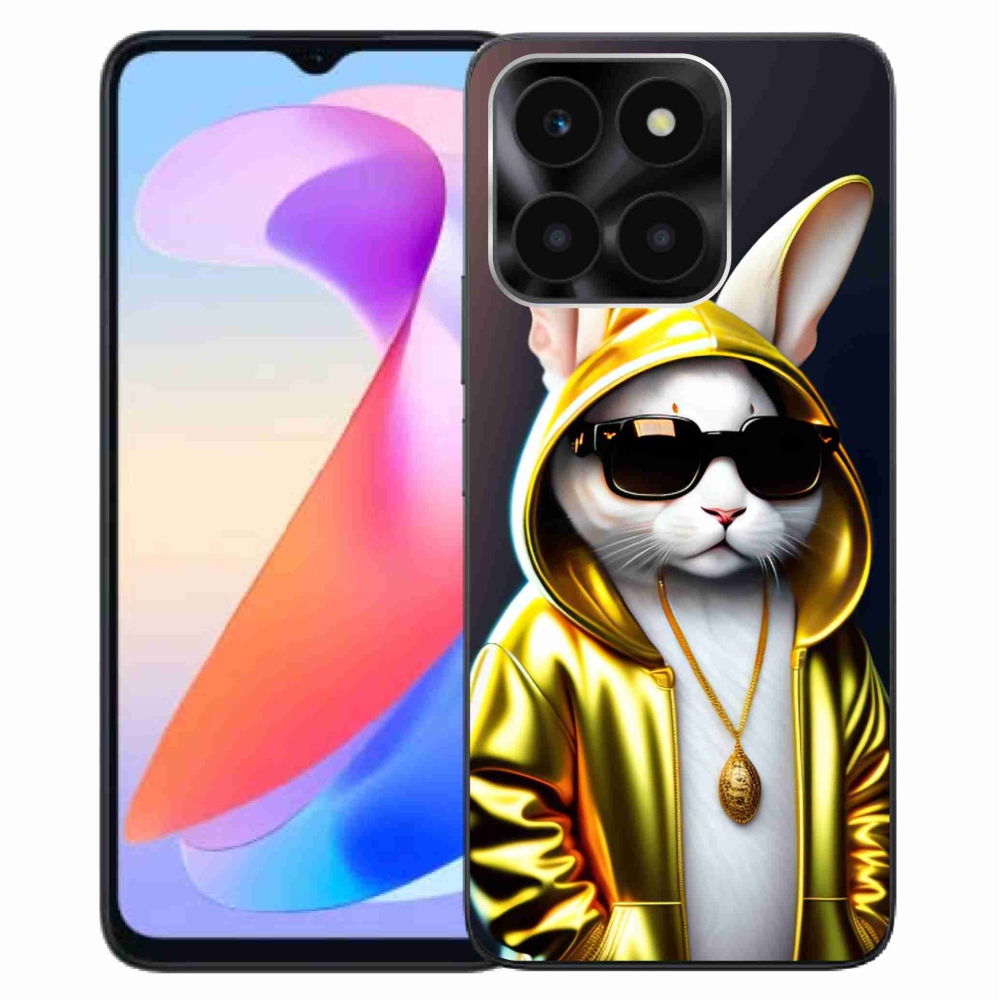 Zselés borítás mmCase a Honor X6a számára - cat boss