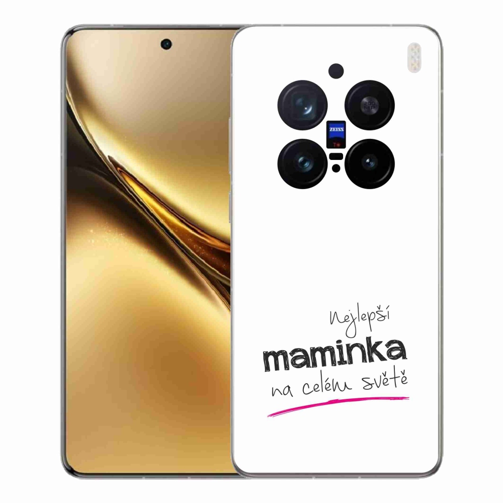 Gél borítás mmCase a Vivo X200 Pro 5G-n - legjobb anya 4 fehér háttérrel