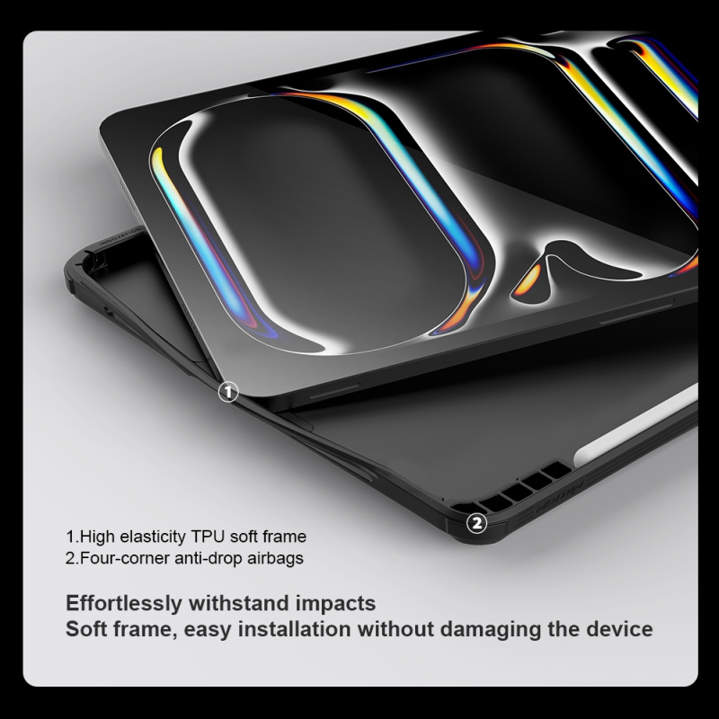 Nillkin CamShield Pad hátlap iPad Pro 13 2024 fekete