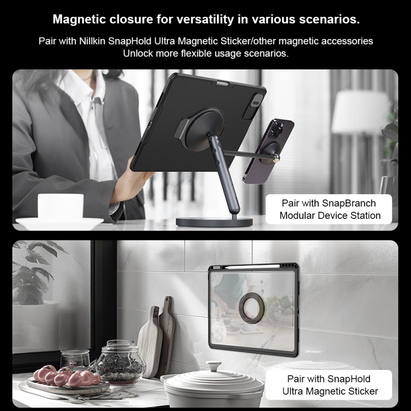 Nillkin CamShield Pad hátlap iPad Pro 13 2024 fekete