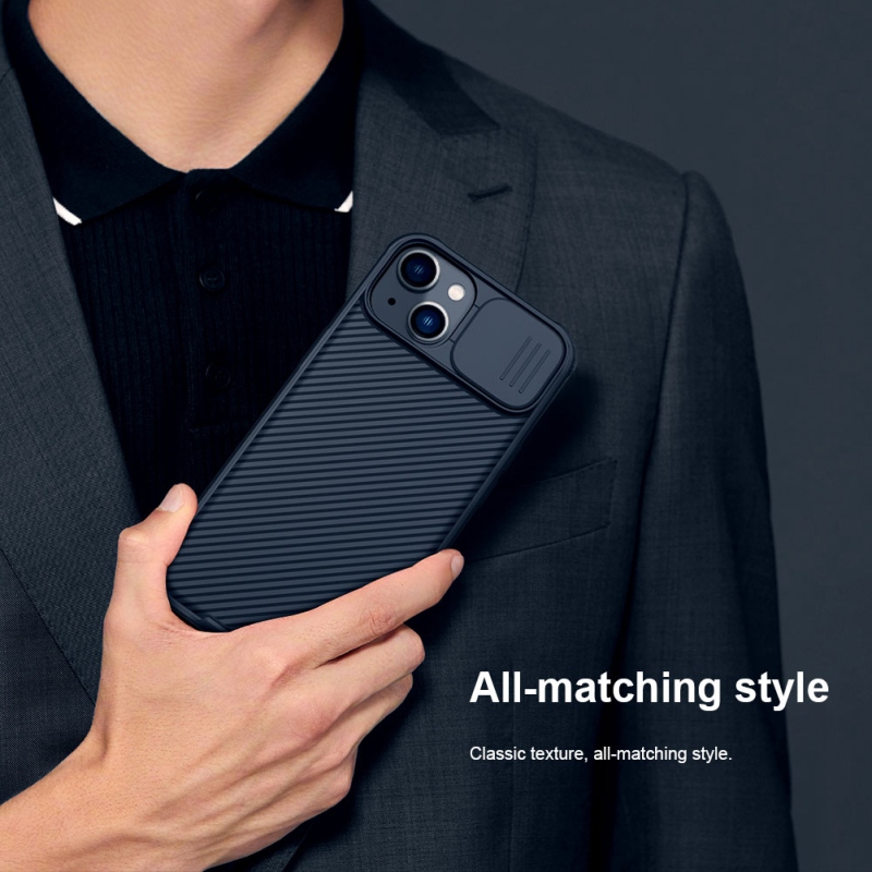 Nillkin CamShield PRO hátlap Apple iPhone 13/14 készülékhez Fekete