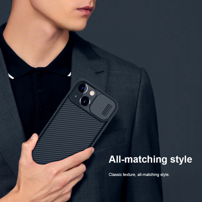 Nillkin CamShield PRO hátlap az Apple iPhone 13 mini készülékhez Fekete