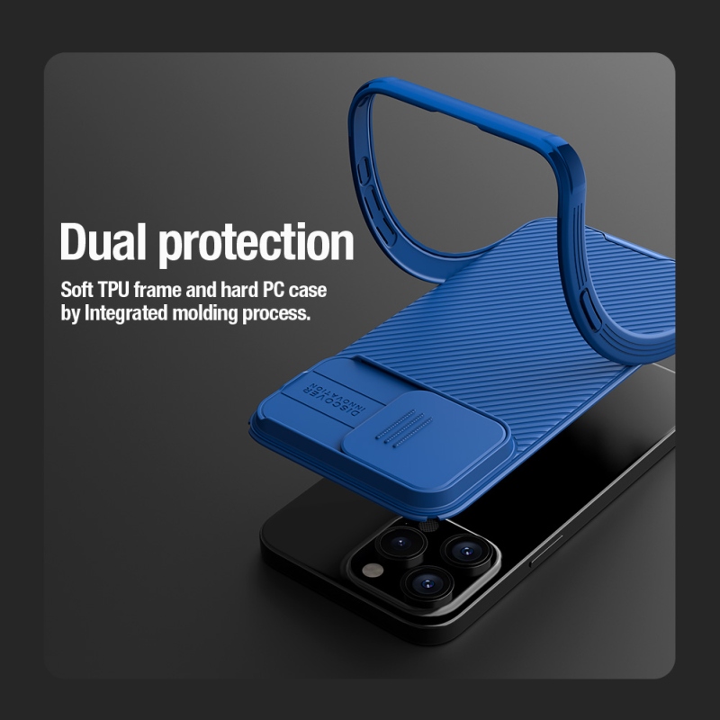 Nillkin CamShield PRO hátlap az Apple iPhone 15 Pro készülékhez Fekete