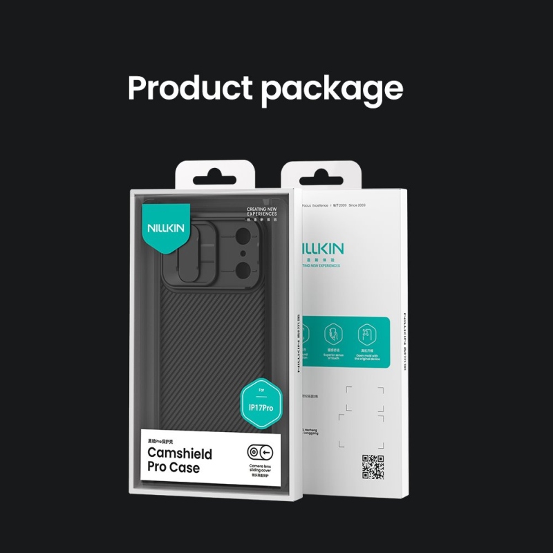 Nillkin CamShield PRO hátlap az Apple iPhone 17 Pro készülékhez Titánium szürke