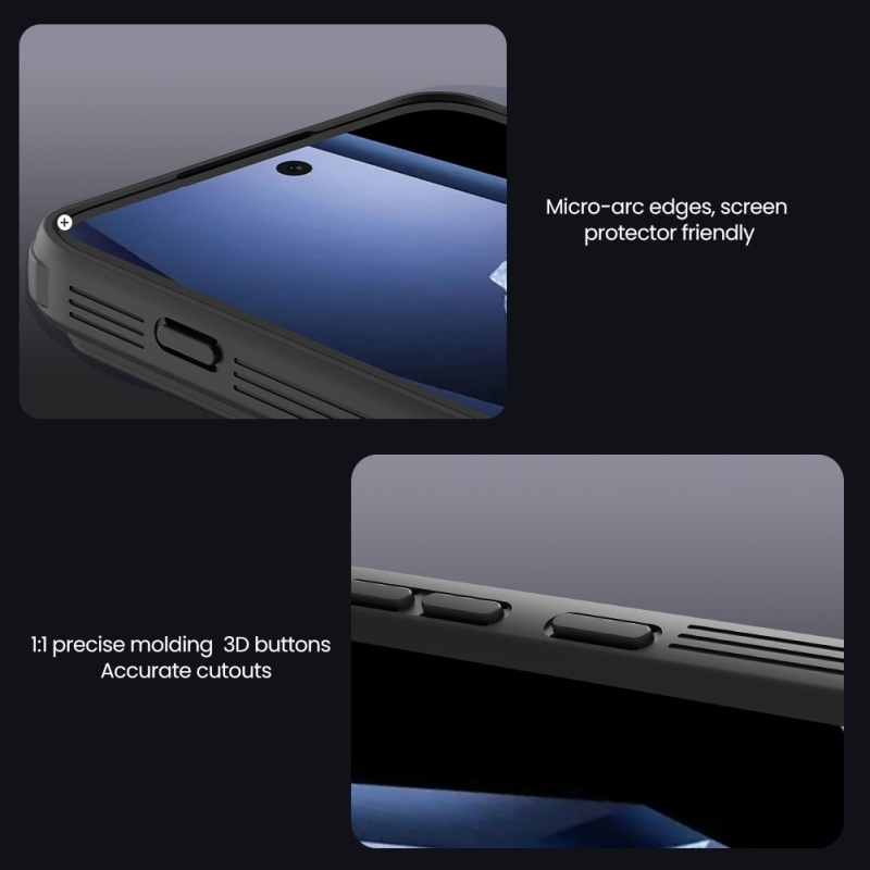 Nillkin CamShield PRO hátlap a OnePlus 15R-hez Fekete