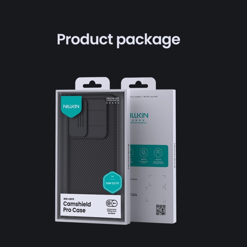 Nillkin CamShield PRO hátlap Samsung Galaxy S25 FE fekete