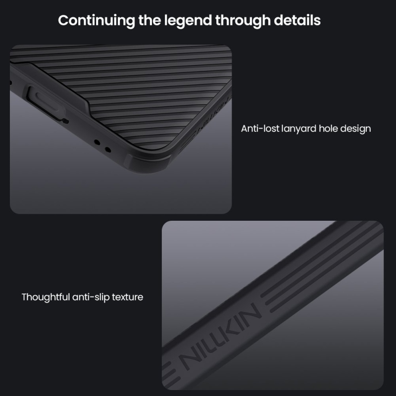 Nillkin CamShield PRO hátlap Samsung Galaxy S25 FE fekete