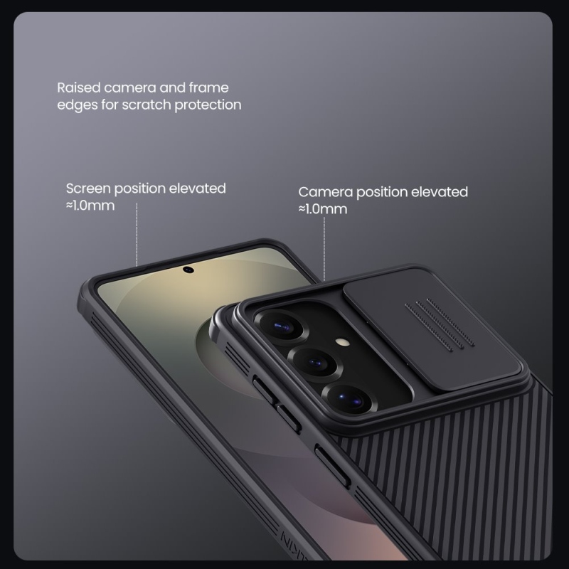 Nillkin CamShield PRO hátlap a Samsung Galaxy S26 készülékhez Fekete