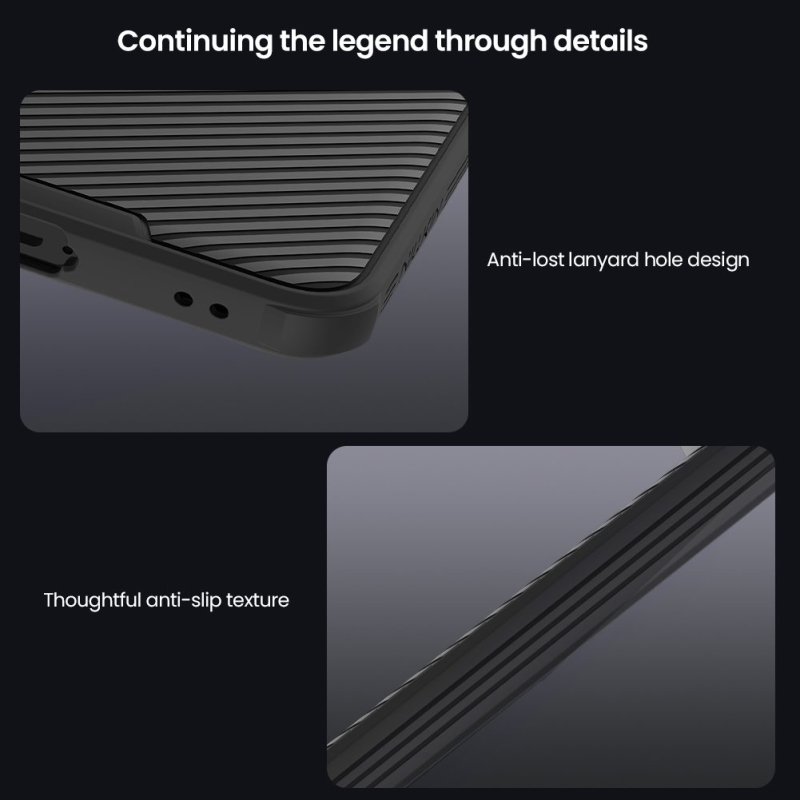 Nillkin CamShield PRO hátlap a Samsung Galaxy S26+ készülékhez Fekete