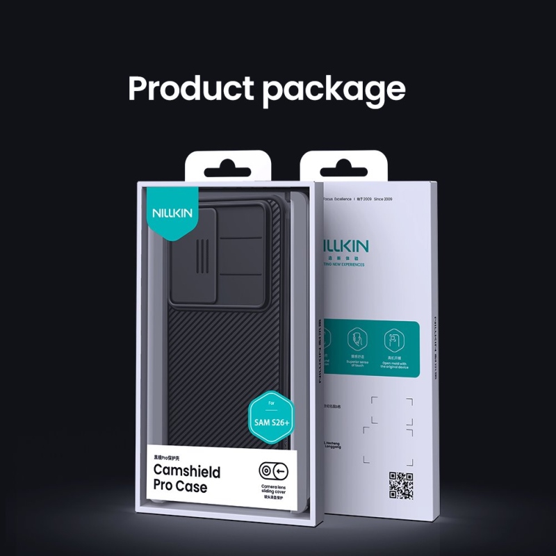 Nillkin CamShield PRO hátlap a Samsung Galaxy S26+ készülékhez Fekete