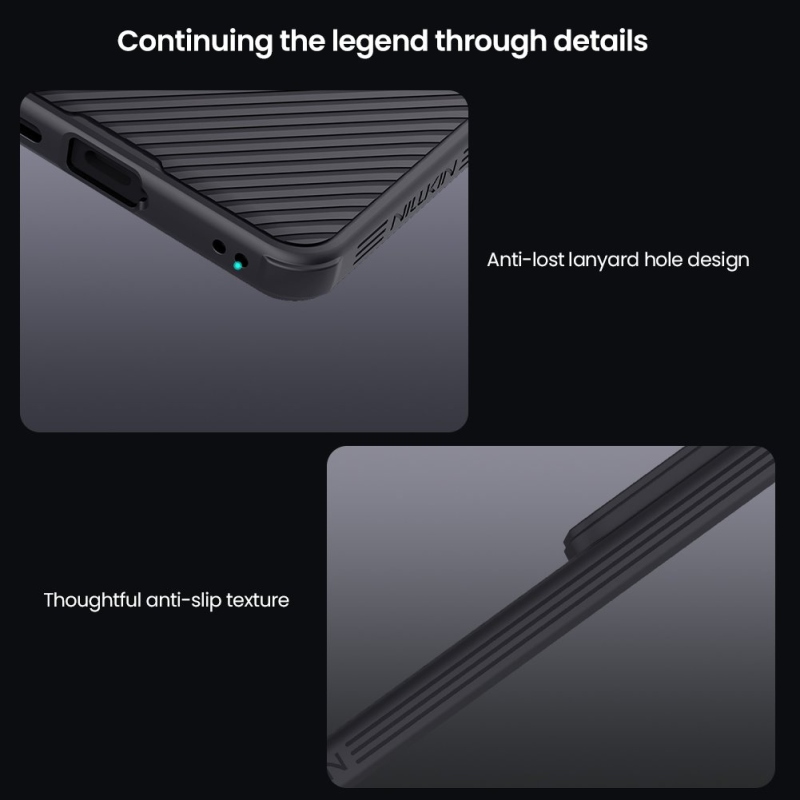 Nillkin CamShield PRO hátlap a Samsung Galaxy S26 készülékhez Fekete