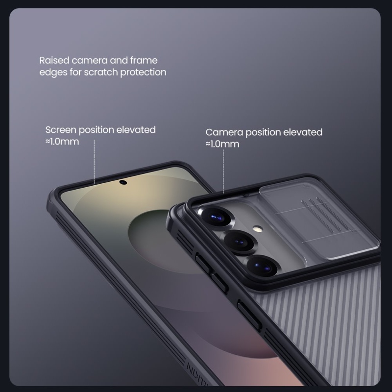 Nillkin CamShield PRO hátlap Samsung Galaxy S26 átlátszó fekete