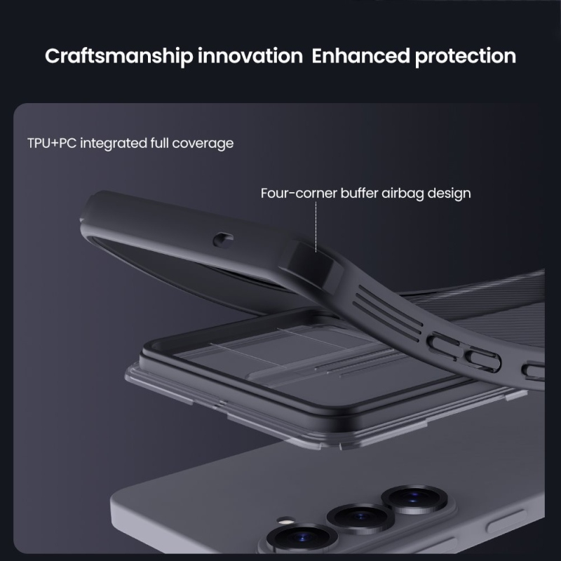 Nillkin CamShield PRO hátlap Samsung Galaxy S26 átlátszó fekete