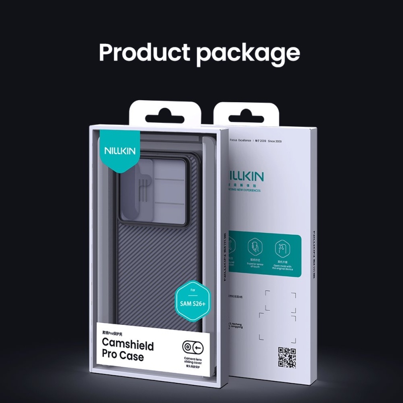 Nillkin CamShield PRO hátlap Samsung Galaxy S26+ átlátszó fekete