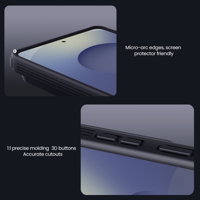 Nillkin CamShield PRO hátlap a Samsung Galaxy S26 Ultra átlátszó fekete színű készülékhez