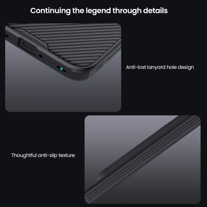 Nillkin CamShield PRO hátlap Xiaomi Redmi Note 15 Pro 5G fekete színű hátlaphoz