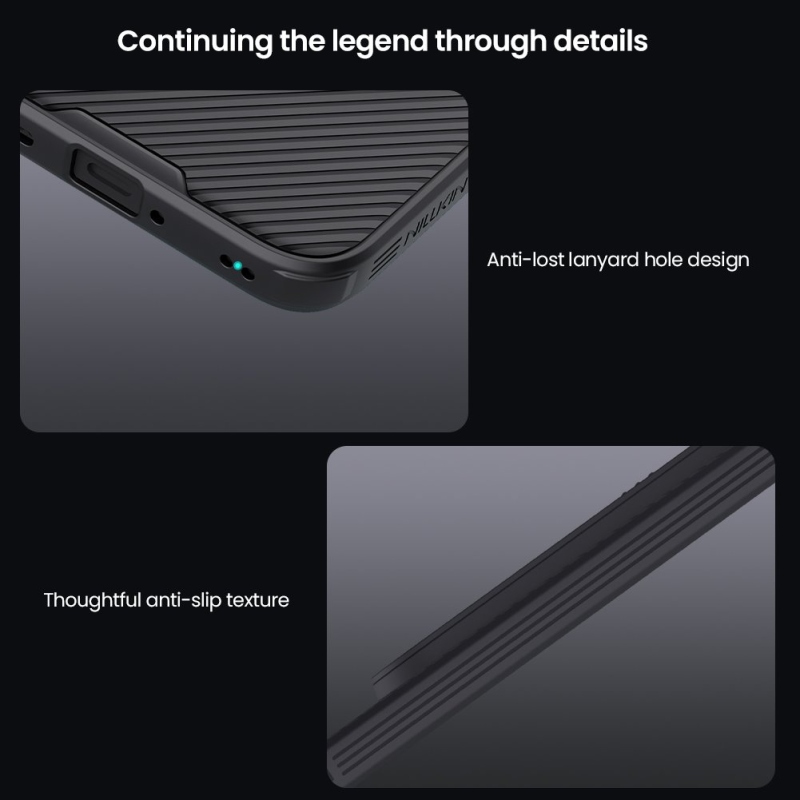 Nillkin CamShield PRO hátlap a Xiaomi Redmi Note 15 Pro+ 5G fekete számára