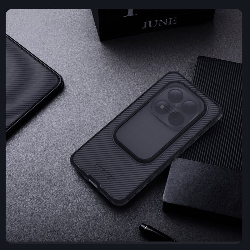 Nillkin CamShield PRO hátlap Xiaomi Redmi Note 15 Pro+ 5G átlátszó fekete