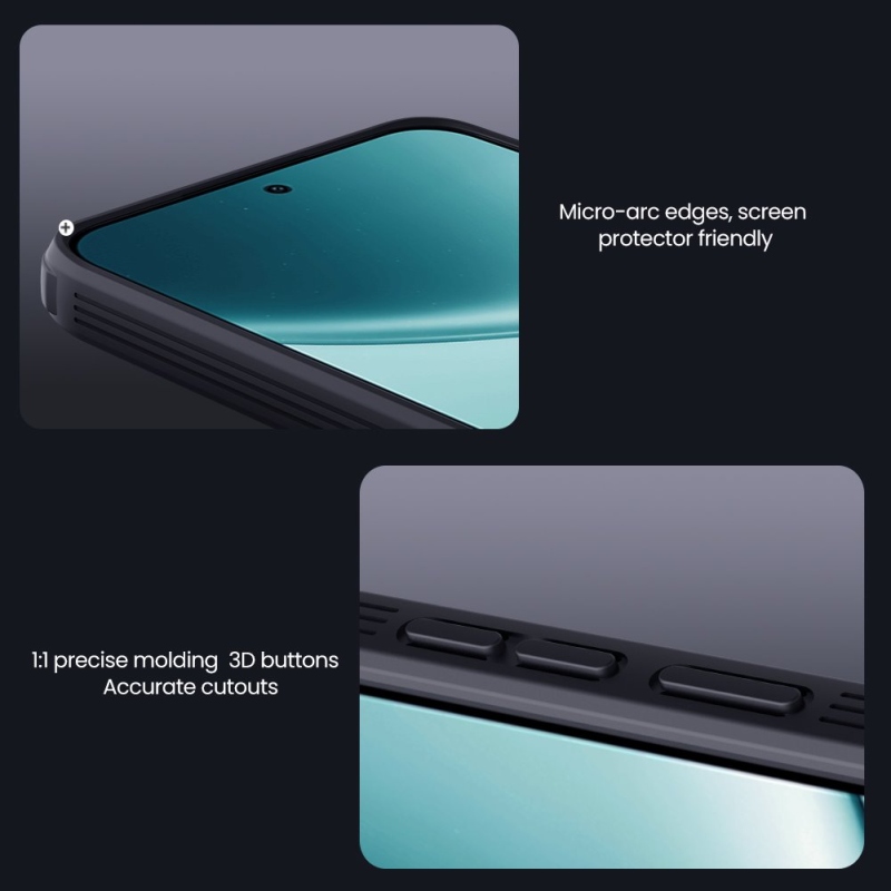 Nillkin CamShield PRO hátlap Xiaomi Redmi Note 15 Pro+ 5G átlátszó fekete