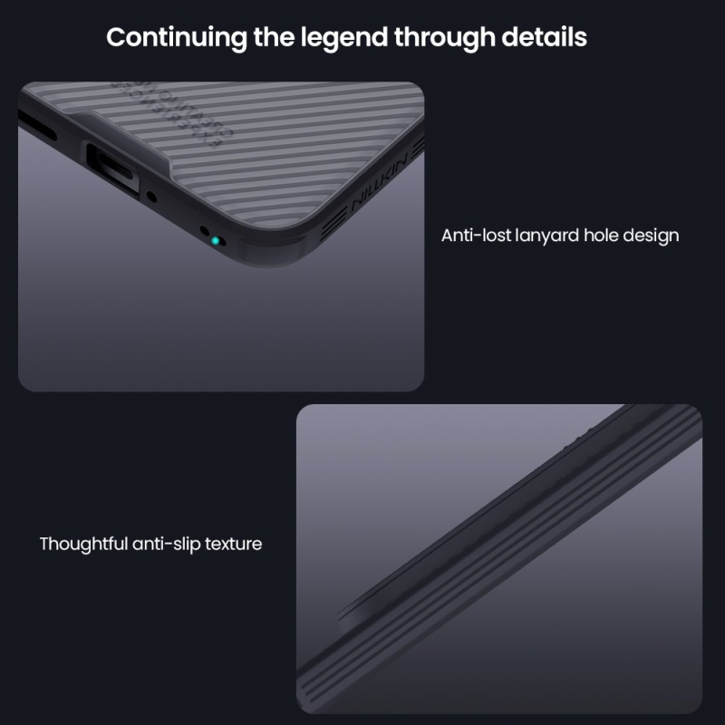 Nillkin CamShield PRO hátlap Xiaomi Redmi Note 15 Pro+ 5G átlátszó fekete