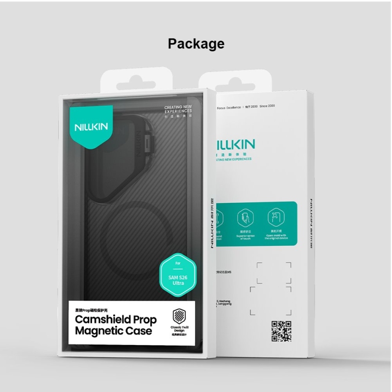 Nillkin CamShield Prop mágneses hátlap Samsung Galaxy S26 Ultra fekete