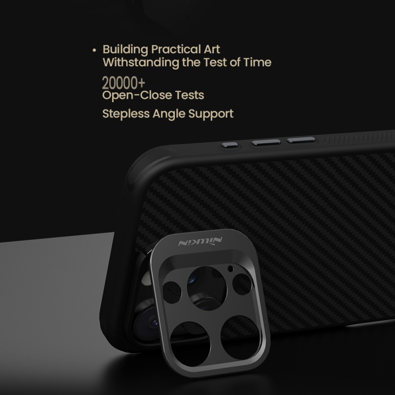 Nillkin CarboProp Aramid mágneses hátlap Apple iPhone 16 Pro készülékhez, fekete