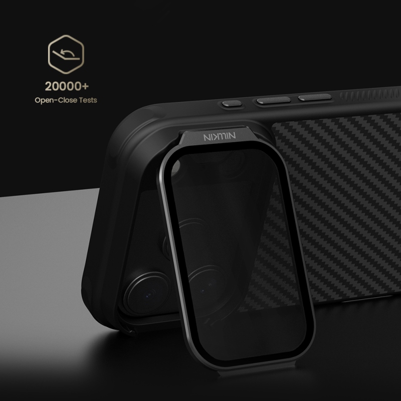 Nillkin CarboProp Aramid mágneses hátlap Apple iPhone 17 Pro fekete színű készülékhez