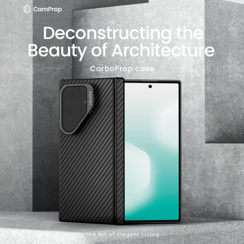 Nillkin CarboProp Aramid mágneses hátsó borító Samsung Galaxy Z Fold 7 Fekete