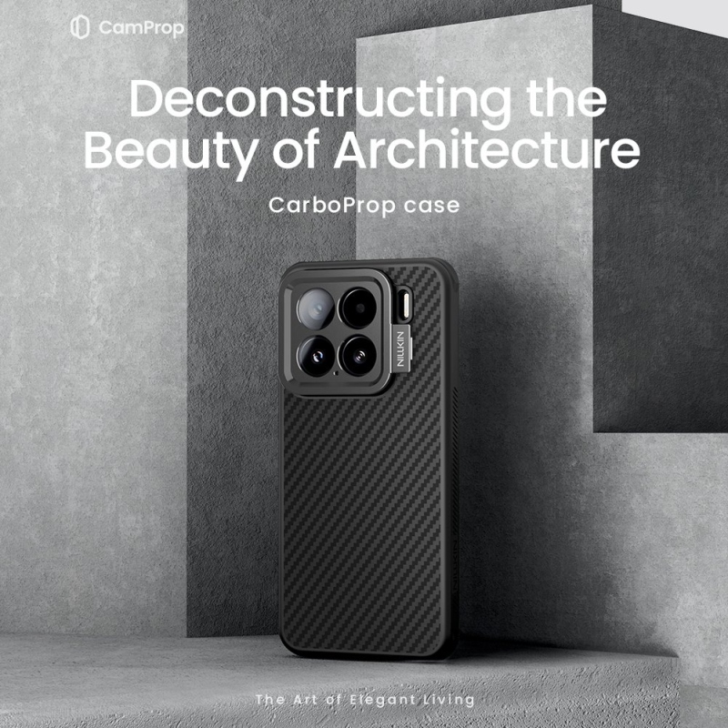 Nillkin CarboProp Aramid mágneses hátlap Xiaomi 15 Fekete