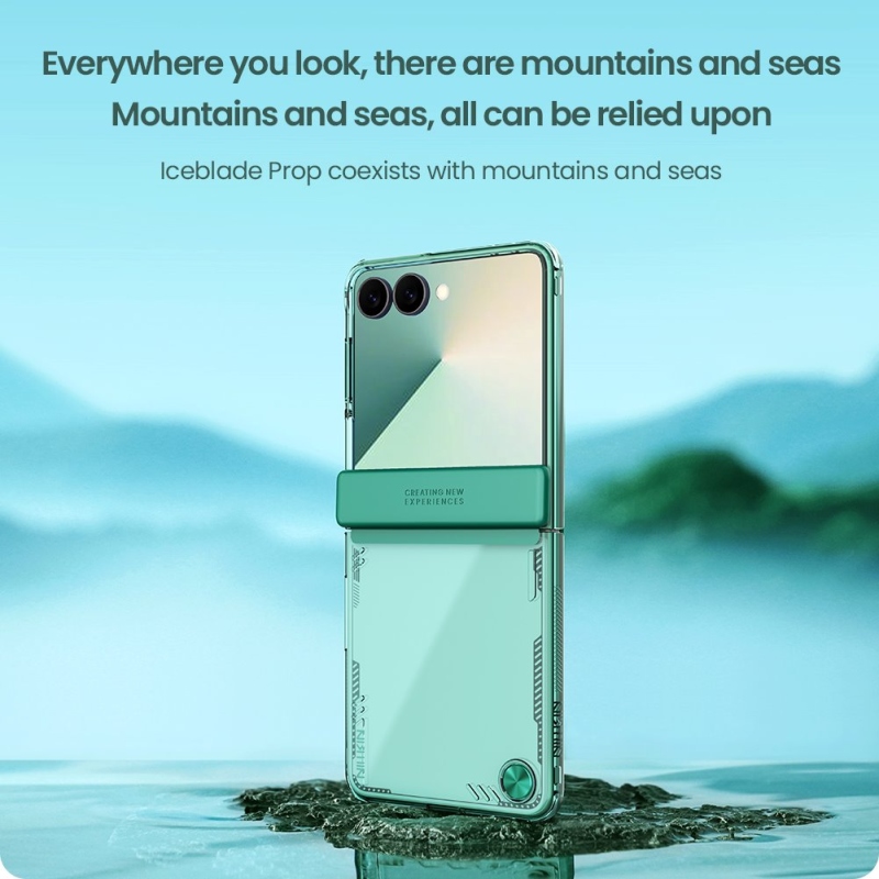 Nillkin Iceblade borító Samsung Galaxy Z Flip 7 Fekete